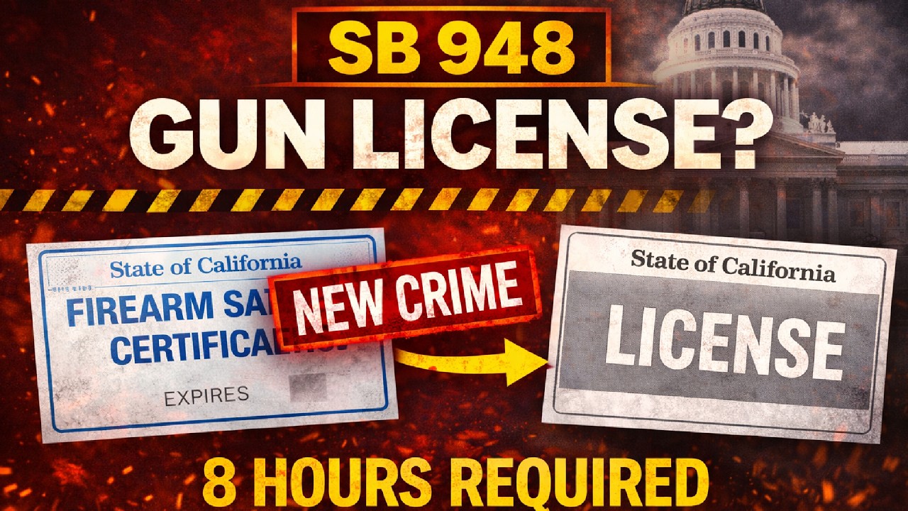 SB 948: Новая схема лицензирования оружия в Калифорнии?!