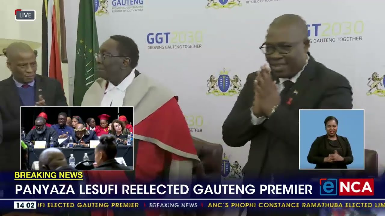 Panyaza Lesufi sworn in