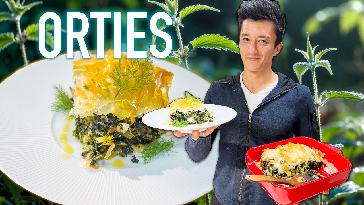 Spanakopita, la tarte aux épinards, mais avec des orties (tsouknidopita)