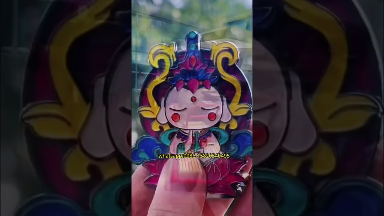 UV printing for enamel pins #enamelpins #metal #enamel #factory