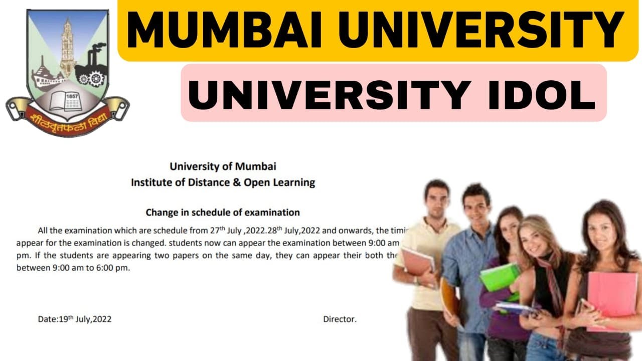 Mumbai University Change in schedule of examination | Suraj patel Education