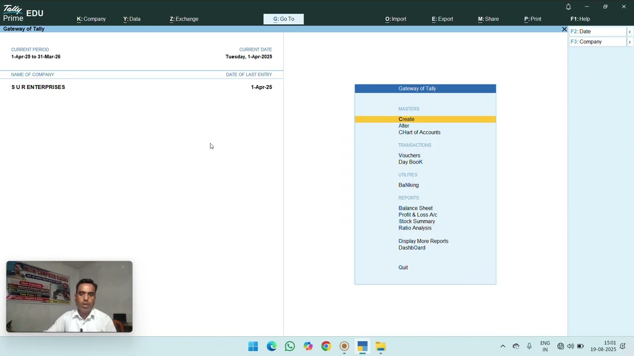 Tally Prime 6.1 में लागत ट्रैकिंग प्रविष्टियाँ कैसे करें