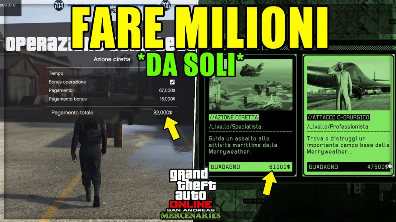 COME FARE MILIONI DI DOLLARI CON IL NUOVO AVENGER SU GTA ONLINE (DLC SAN ANDREAS MERCENARIES)