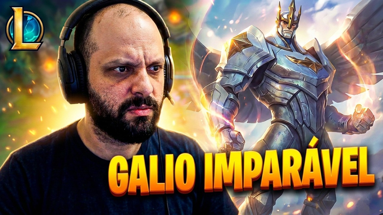 MAIN GALIO TENTANDO SAIR DO BRONZE !!!  #leagueoflegends #gameplaybr #gaming