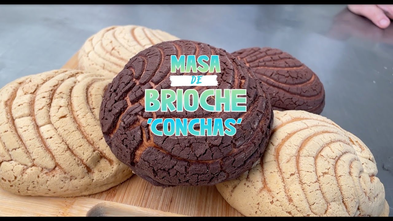 Masa de brioche (Concha) - Al Estilo del Chef Eduardo Da Silva