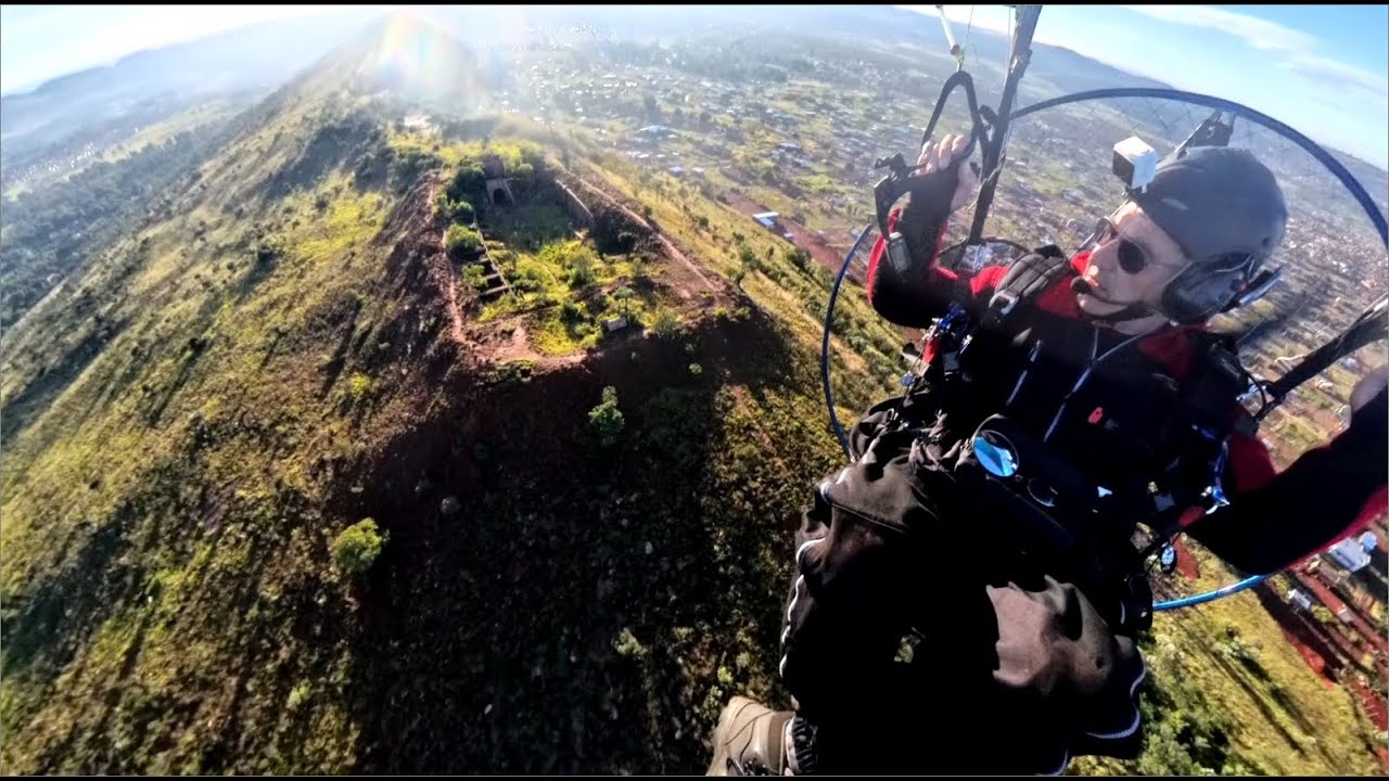 Paramotoring in South Africa - Flying to West Fort or better known as Fort Daspoortrand.