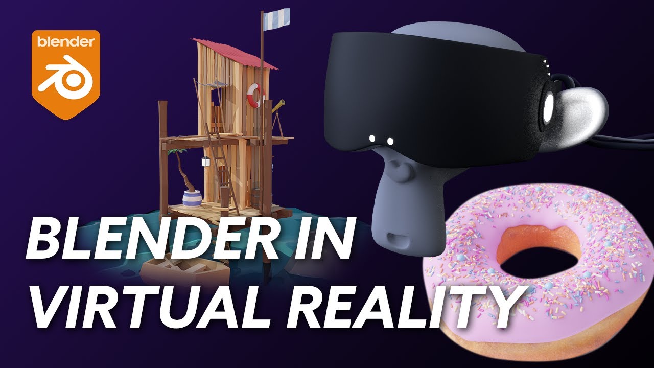 Blender in VR | How to enable Virtual Reality in Blender and view scenes | Blender VR Addon