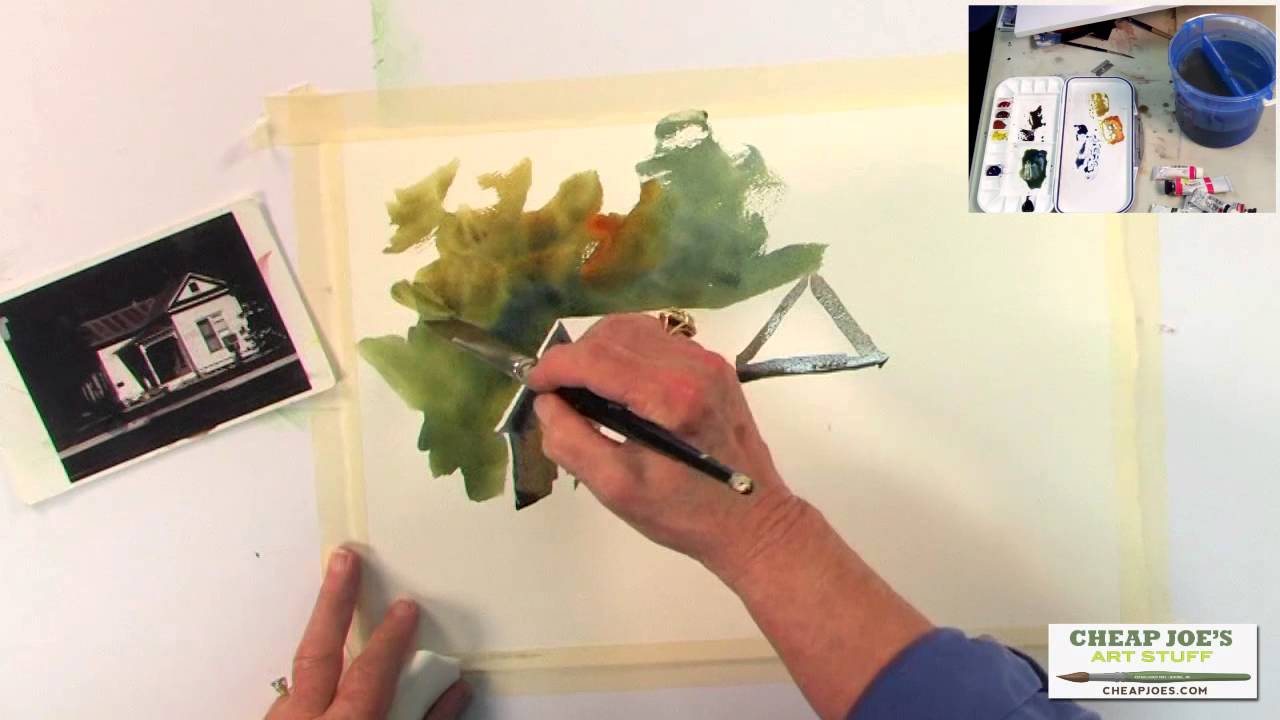 Pat Weaver - Watercolor Techniques - Creating Shadow Shapes with a Limited Palette