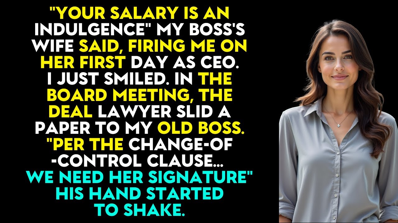 She Fired Me, But My Signature Held the Power