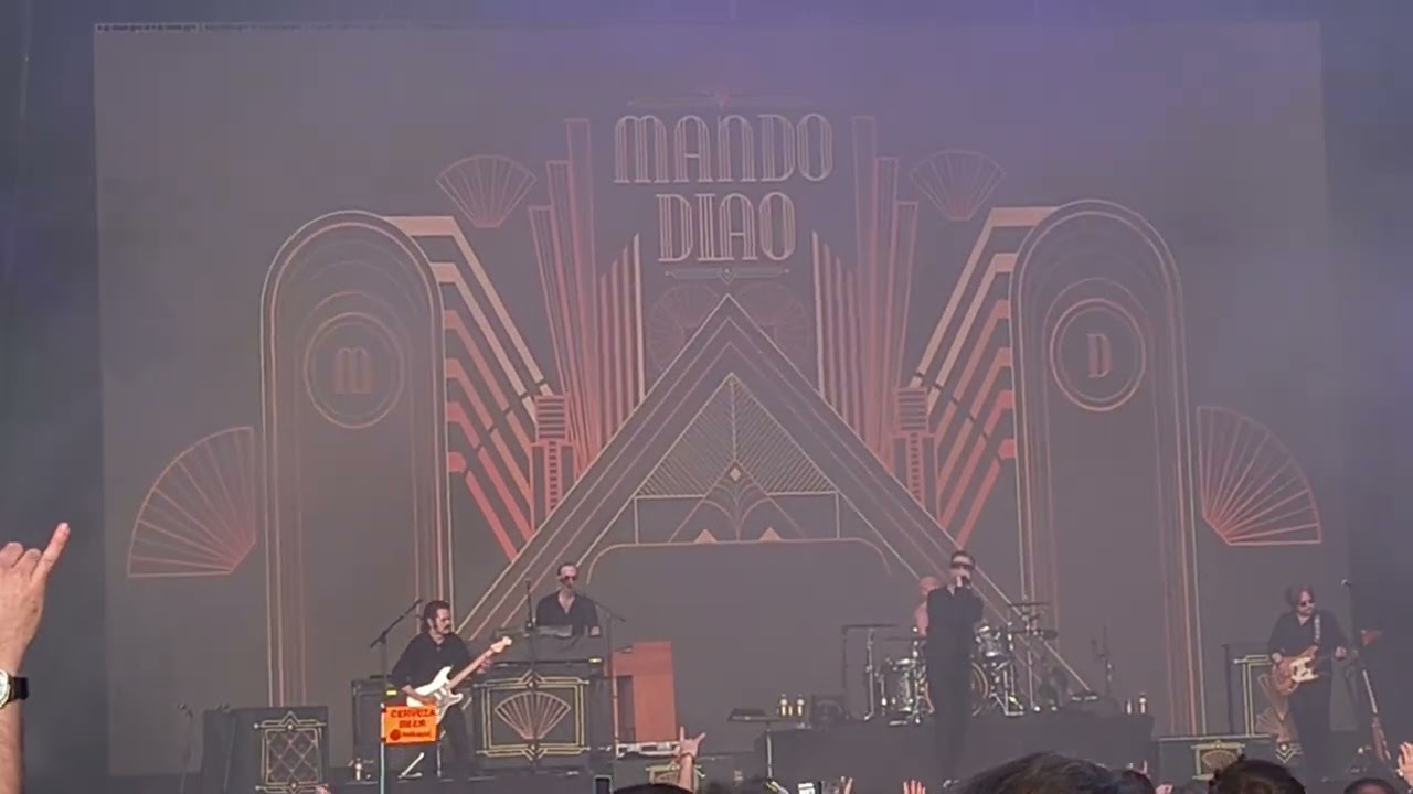 Mando Diao en el Warm Up Murcia 2025. Dance With Somebody