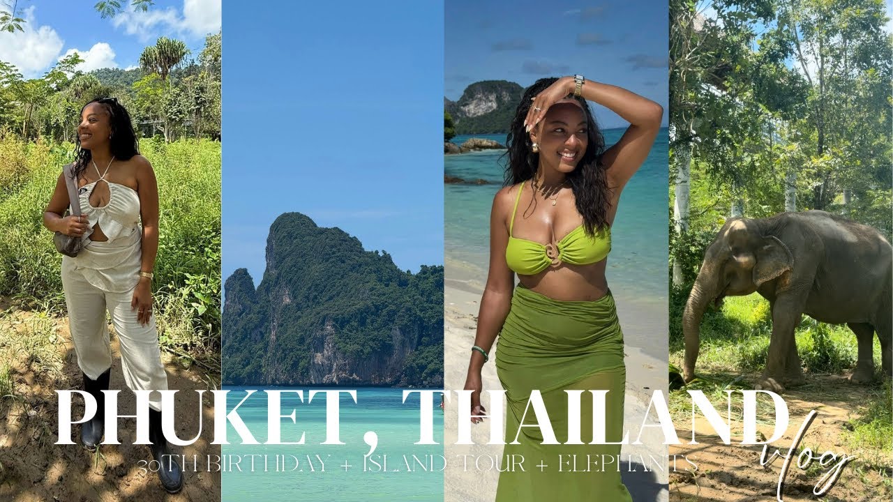 Поездка на день рождения в Таиланд 🇹🇭 | Видеоблог о путешествии на Пхукет, острова Пхи-Пхи и слон...