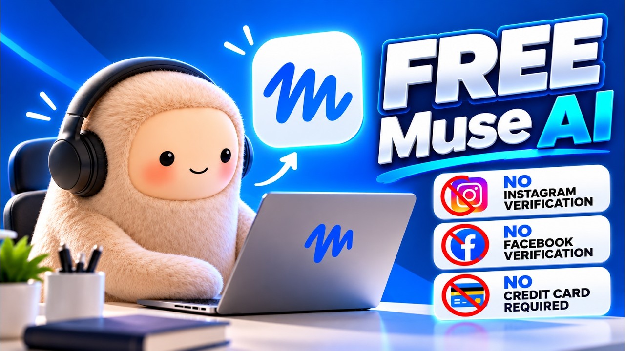 How to Get FREE Muse AI Account | No Credit Card, No Instagram or Facebook Verification!