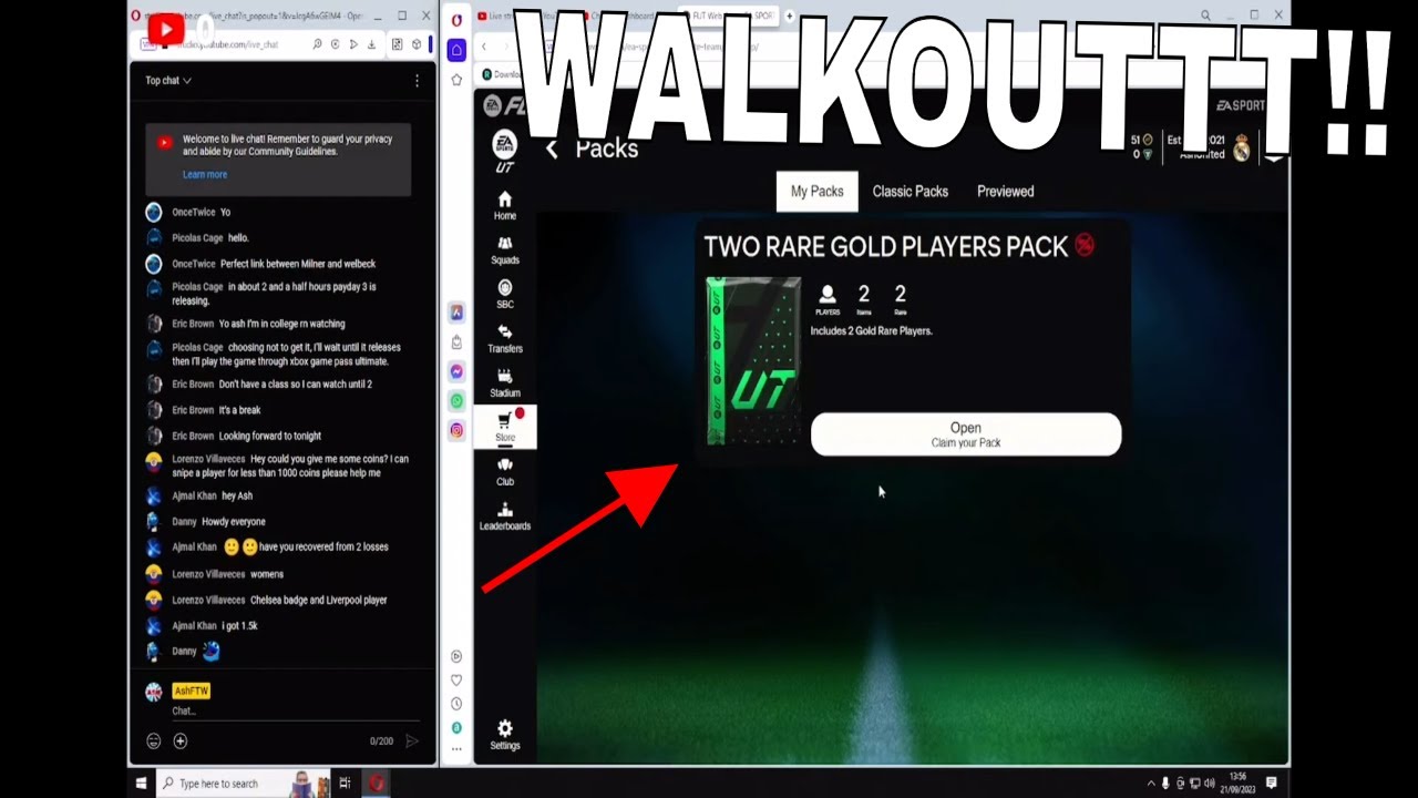 This Two Rare Gold Players Pack Was INSANE For Me! FC24 Ultimate Team!!