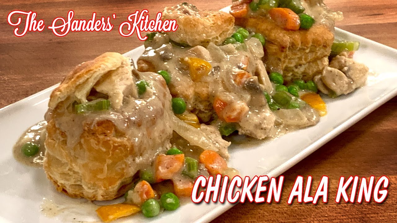 CHICKEN ALA KING | OVER PUFF PASTRY SHELLS | COMFORT FOOD | FAMILY FOOD