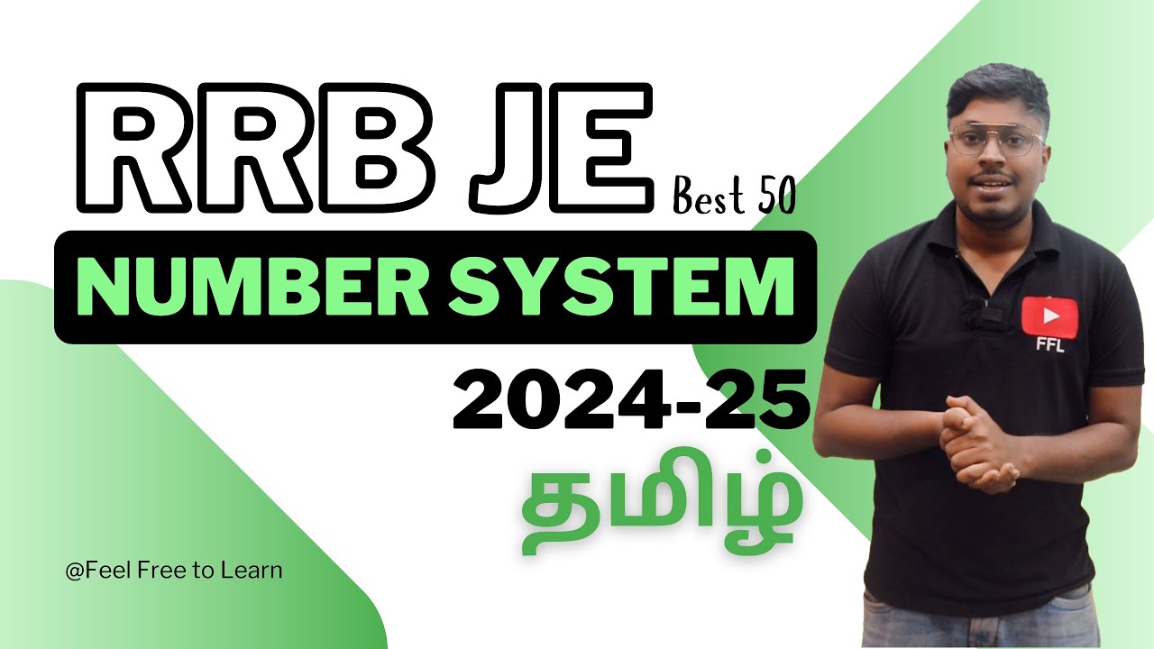 Number System (Best 50 Questions) || RRB JE (2024-25)_தமிழ்