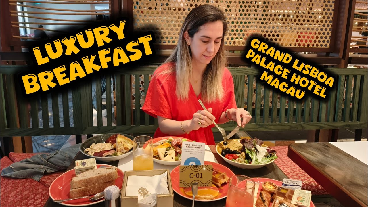 Luxury Breakfast at Grand Lisboa Palace Hotel Macau