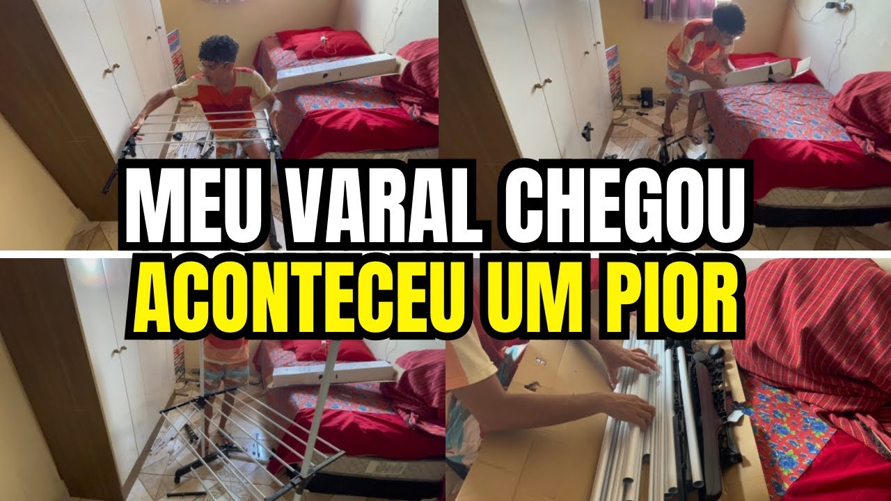 FINALMENTE MEU VARAL CHEGOU | QUEM MORA SOZINHO ENTENDE! 😭🫶 