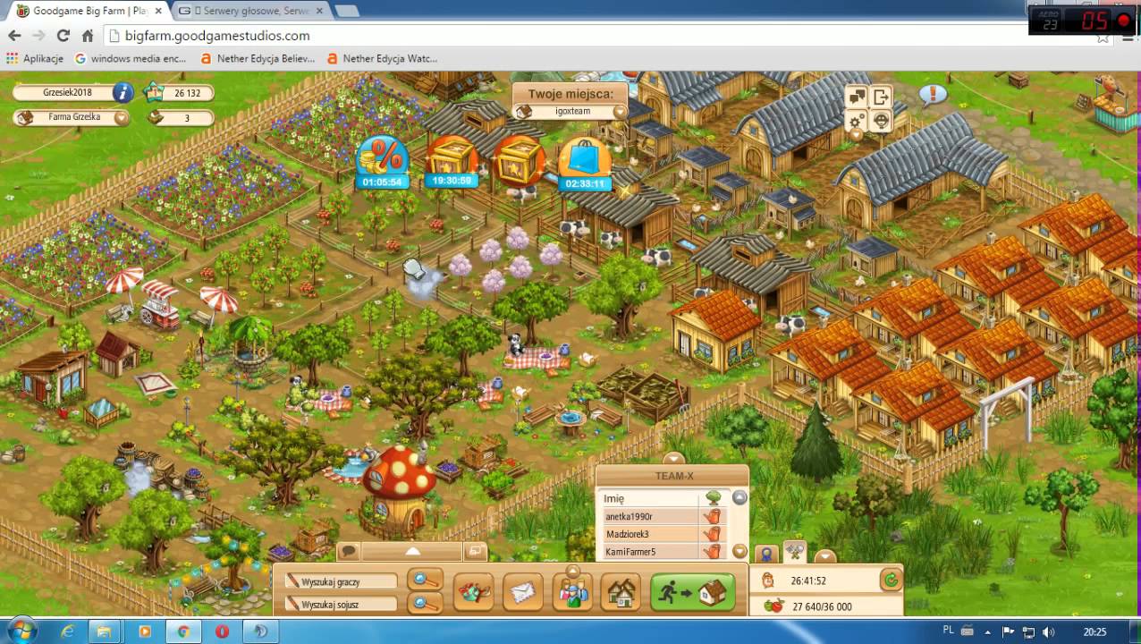 Rekrutacja do gry big farm