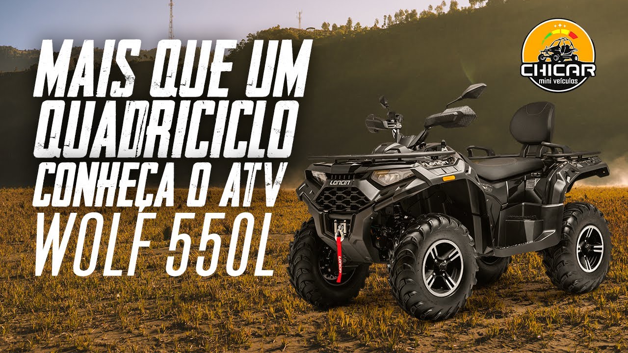 ATV Wolf 550L - A Evolução do quadriciclo