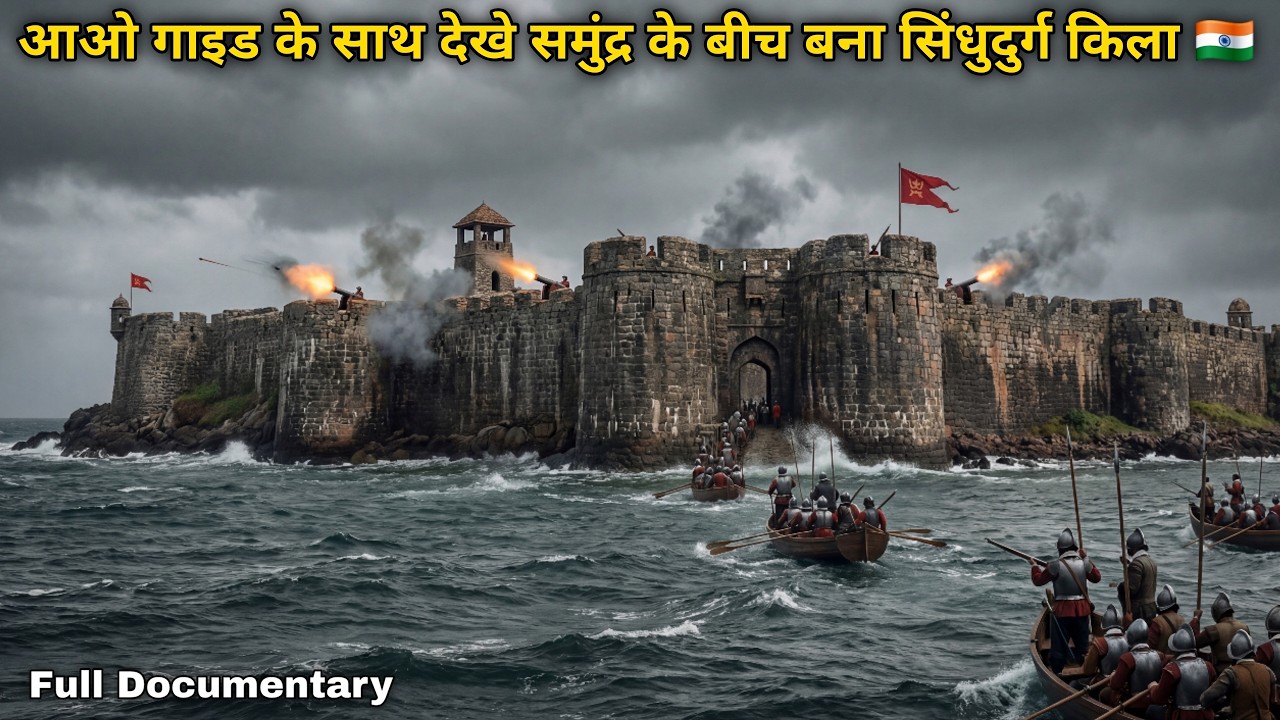 Sindhudurg Fort Full Documentary | Hidden Secrets, Entry Gates & Sea Defense 🇮🇳
