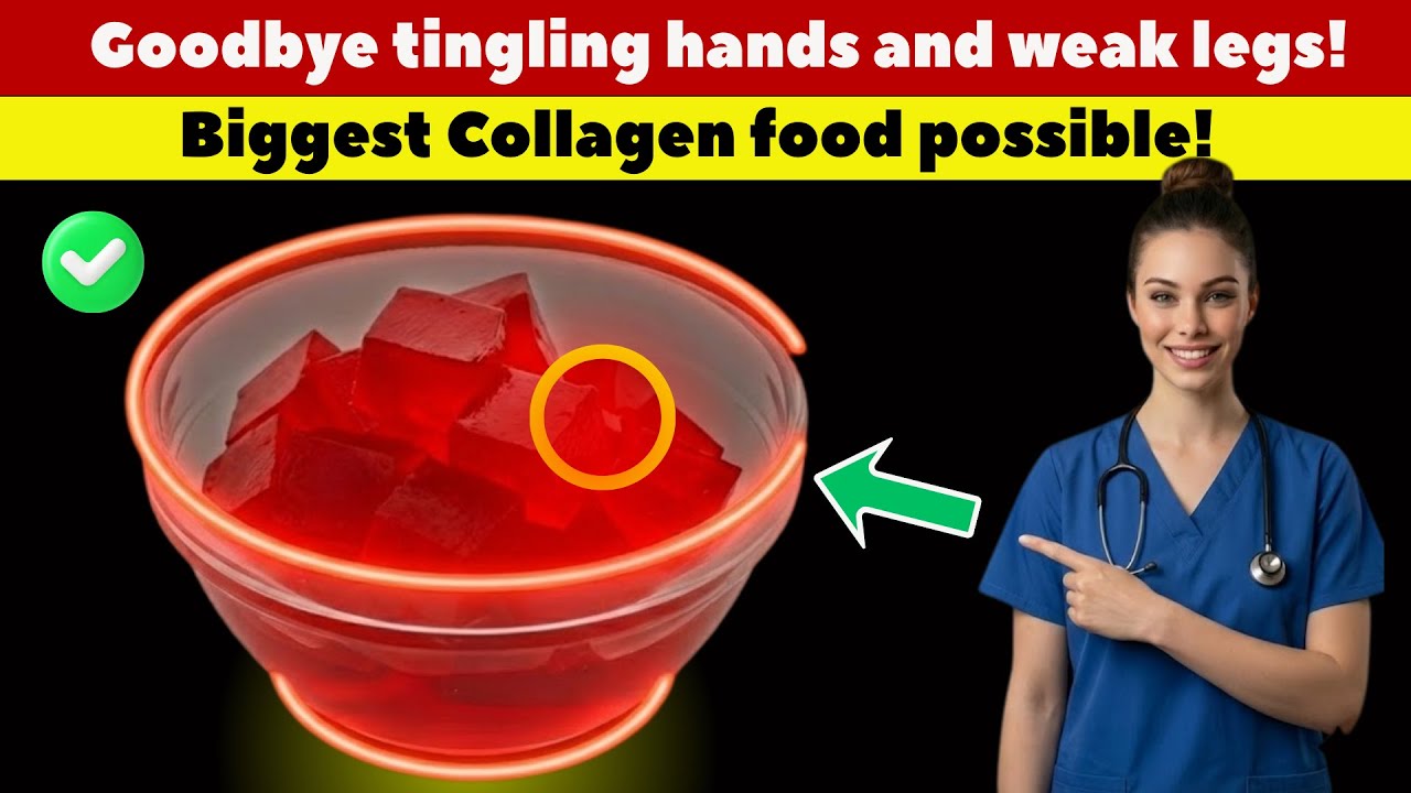 GOODBYE Tingling Hands & Weak Legs! 21 Collagen-Rich Foods You MUST Eat | Senior Health Tips