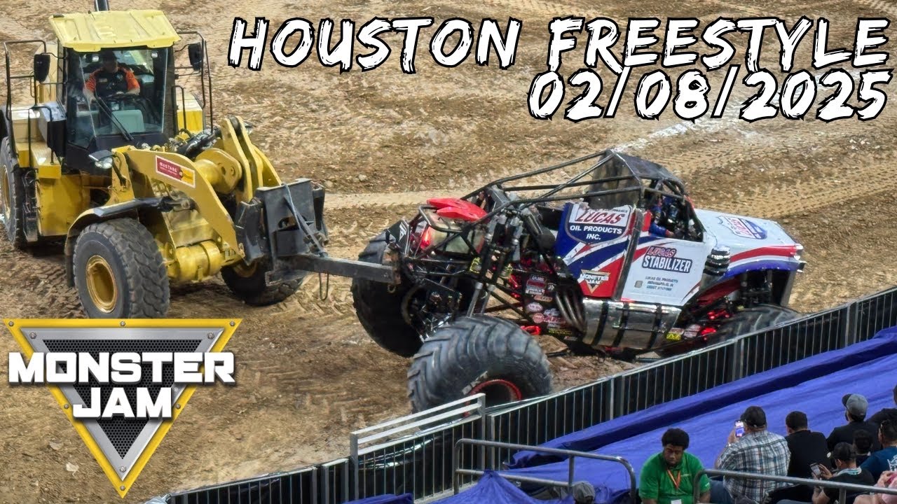All Freestyle Runs | Monster Jam Houston, Texas | February 8, 2025