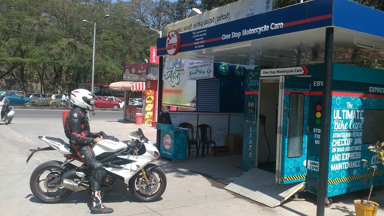 EBW - Automatic Bike Wash Machine