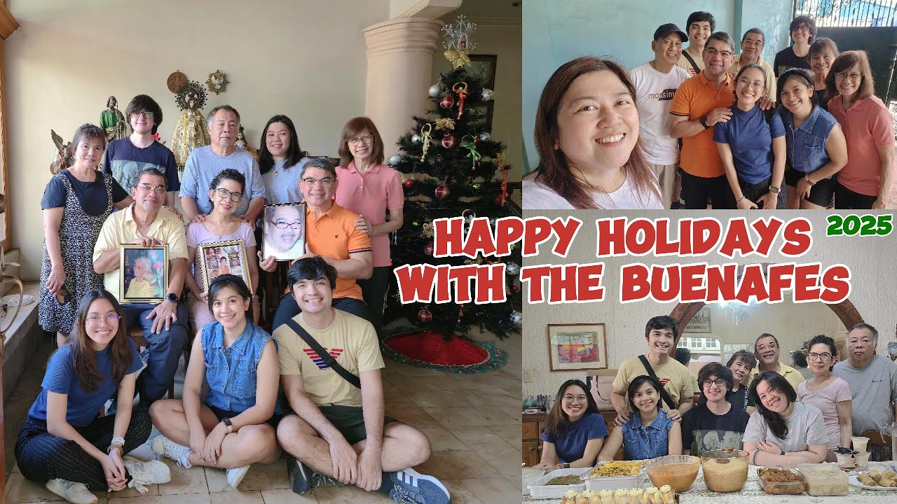 Happy Holidays with the Buenafes | 2025 | Mia and Carl