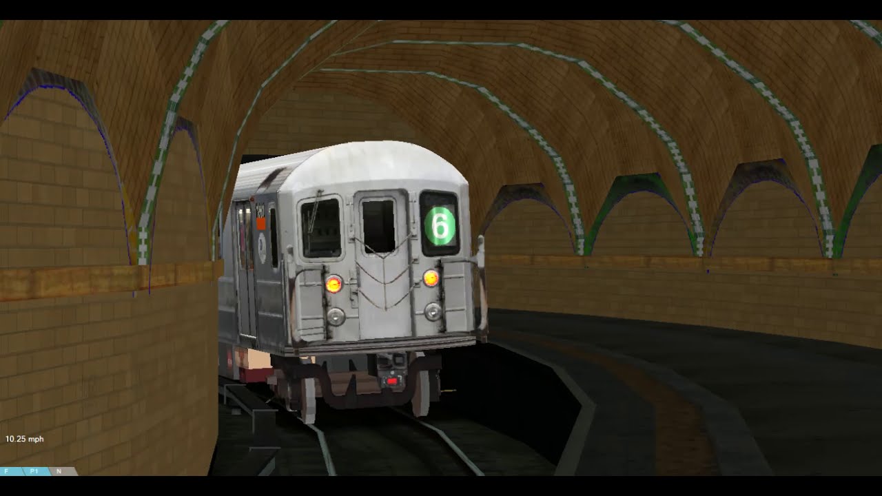 OpenBVE: NYC Subway | City Hall Station | R62 6 Train | Short Flim