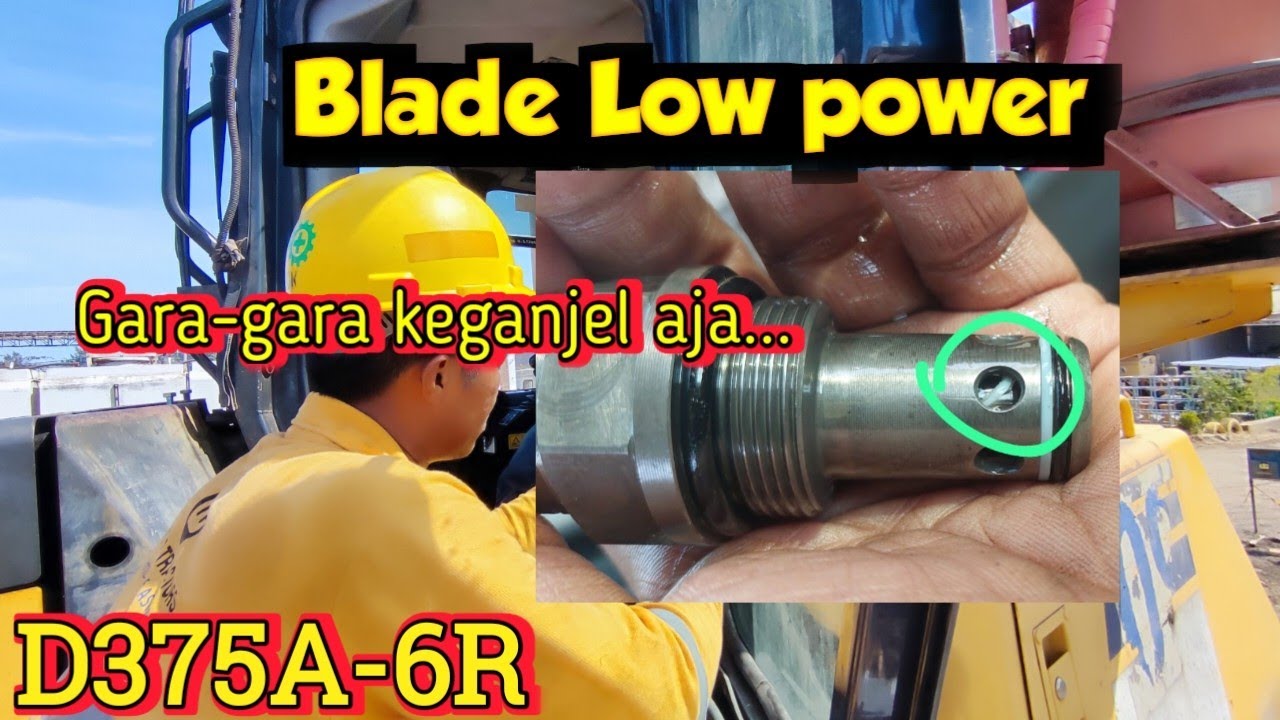 Komatsu D375 Blade Low power ??? Lakukan Hal ini dahulu!!!