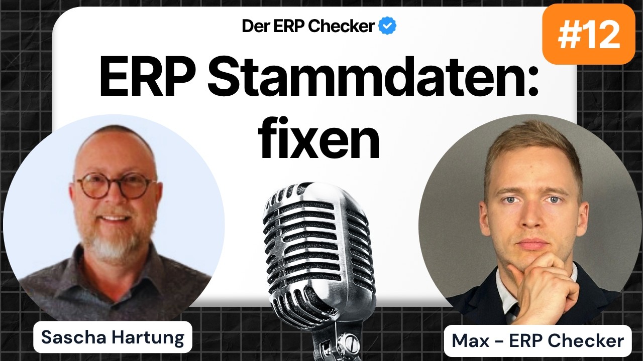 Stammdaten-Chaos: Warum dein ERP-Projekt daran scheitert – Sascha Hartung (MEDAXperts GmbH)