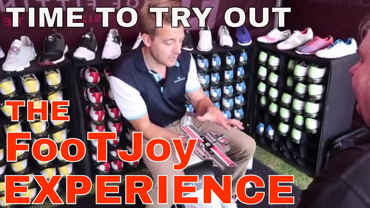 THE FOOTJOY GOLF SHOE FITTING SERVICE. Get the right shoes for your golf game.