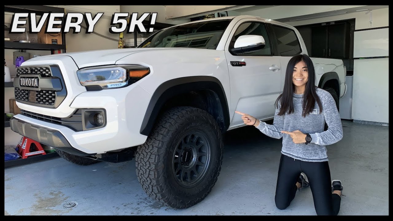 Here’s The Preventative Maintenance I Do Every 5K Miles on my Tacoma (ToyotaCare at home)