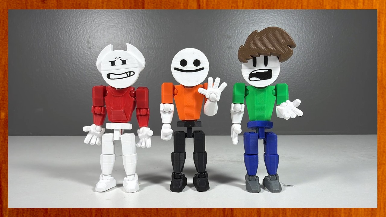 I Turned Youtubers Into Action Figures! @SomeThingElseYT  @GarrettTheCarrot @InfamousSwoosh