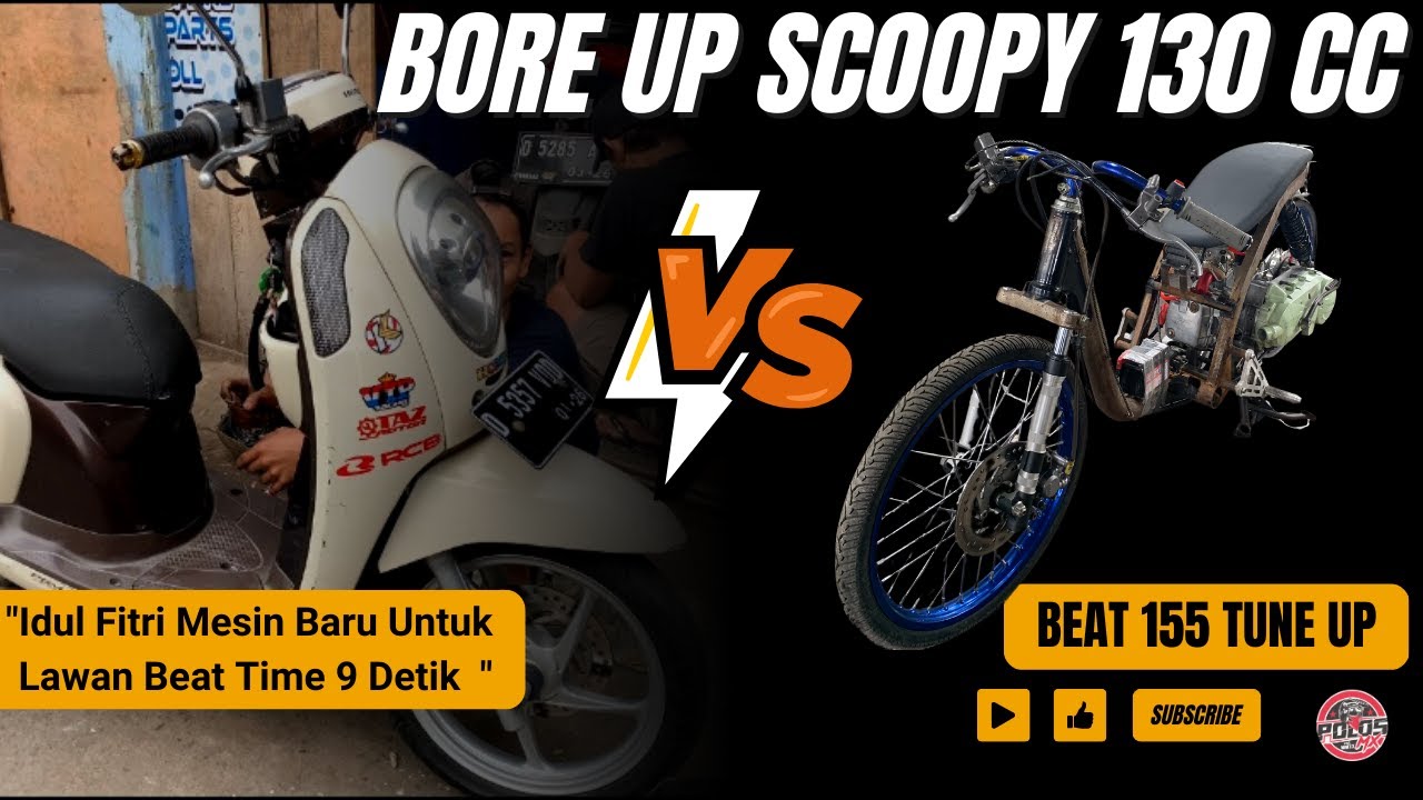 BORE UP SCOOPY 130 CC STD HARIAN
