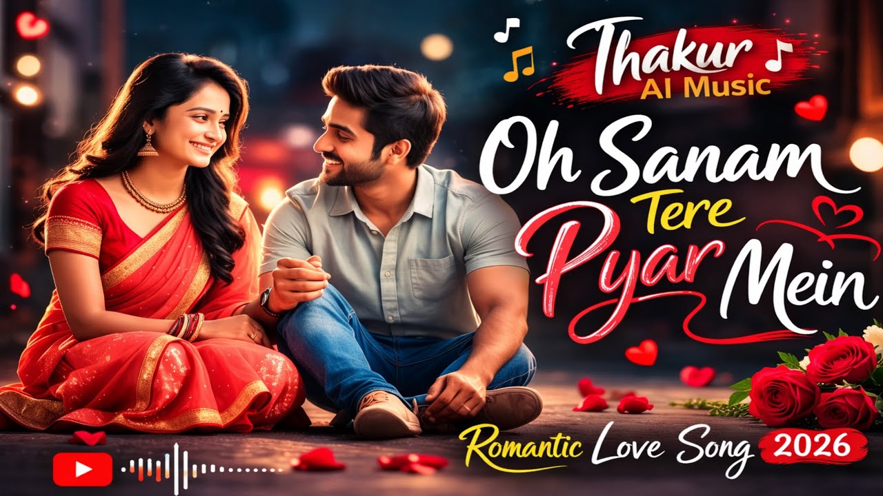 Oh Sanam Tere Pyar Mein 💔 | Romantic Love Song 2026 | New Hindi Song | Thakur AI Music
