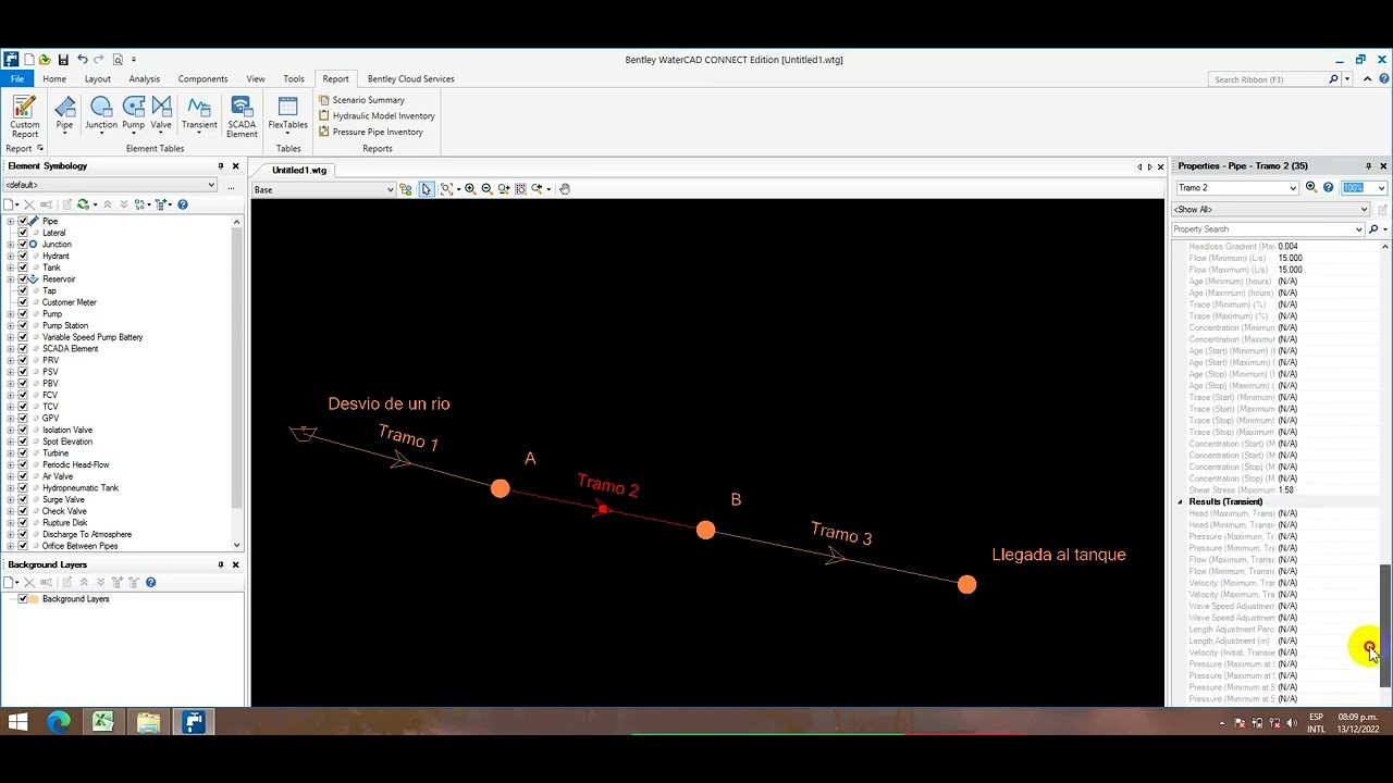 CONFIGURAR TEXTO EN EL AREA DE DIBUJO DE WATERCAD