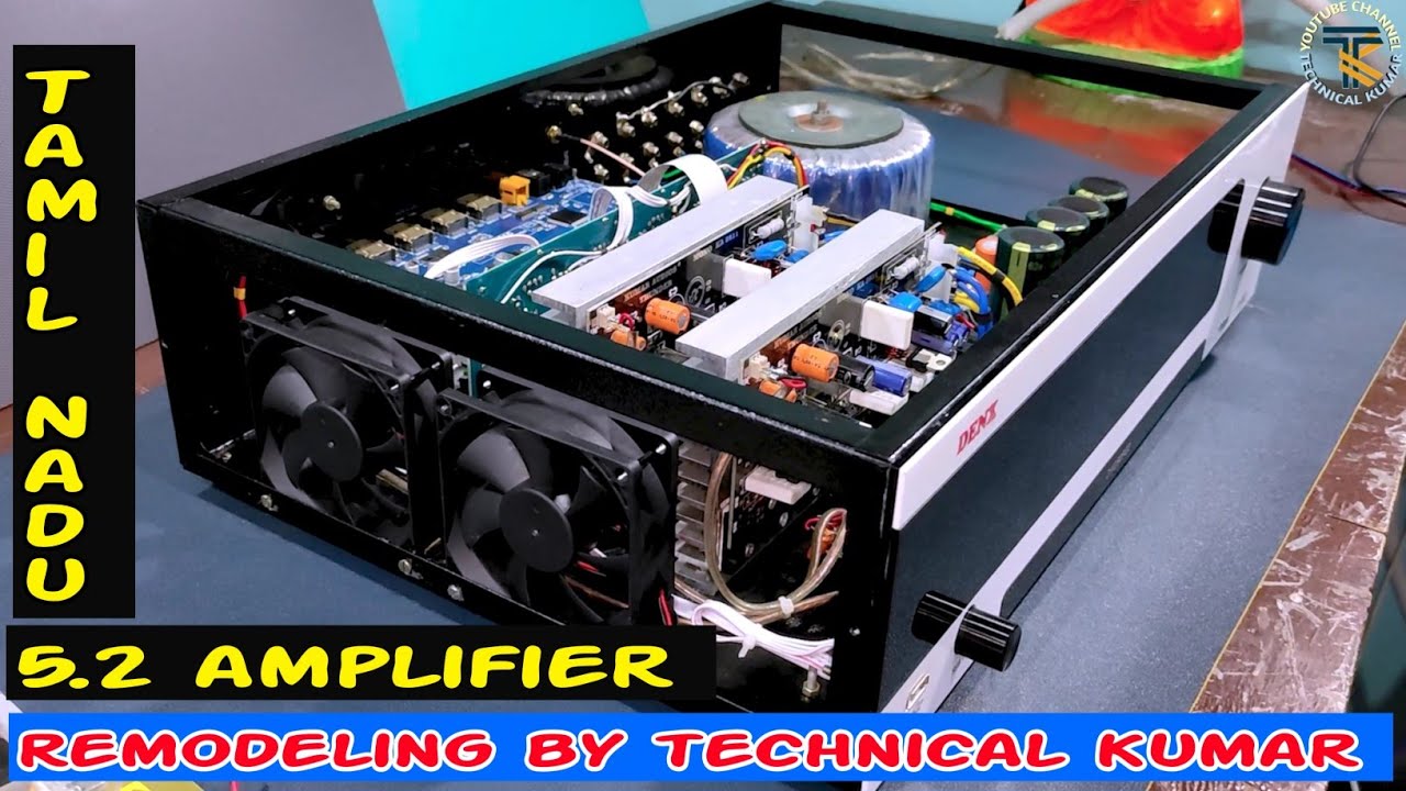 Tamil nadu 5.2 amplifier remodeliling //how to remove noise hum in telugu