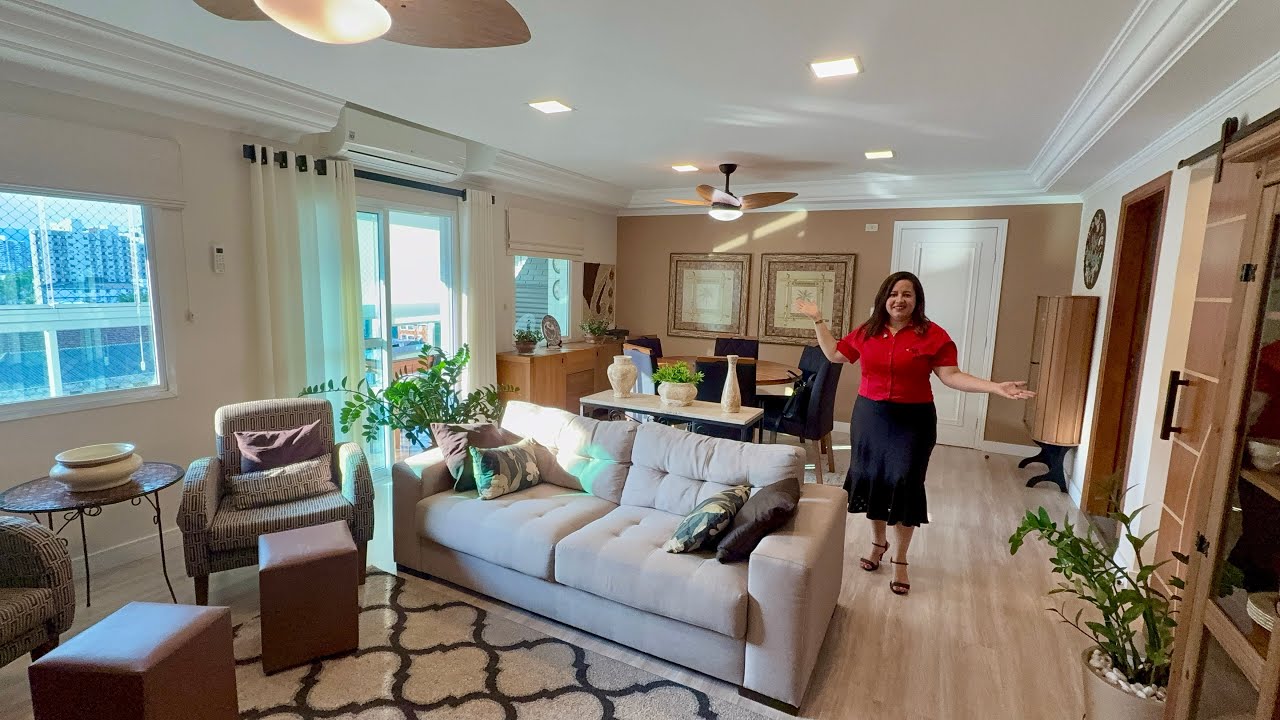 Apartamento com Cara de Casa! 170m² no Canto do Forte 😍☀️🐚