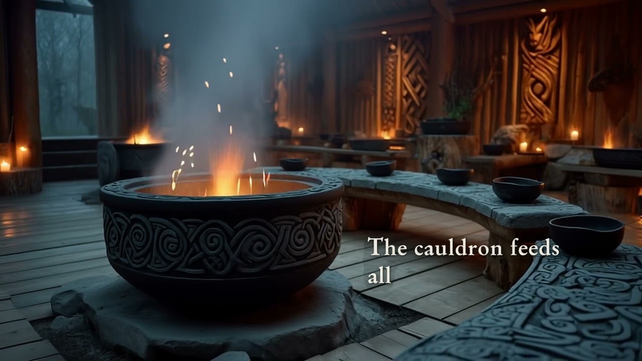 The Cauldron Feeds All (Dagda) | Dark Folk Ritual EDM | Mythic Community Anthem