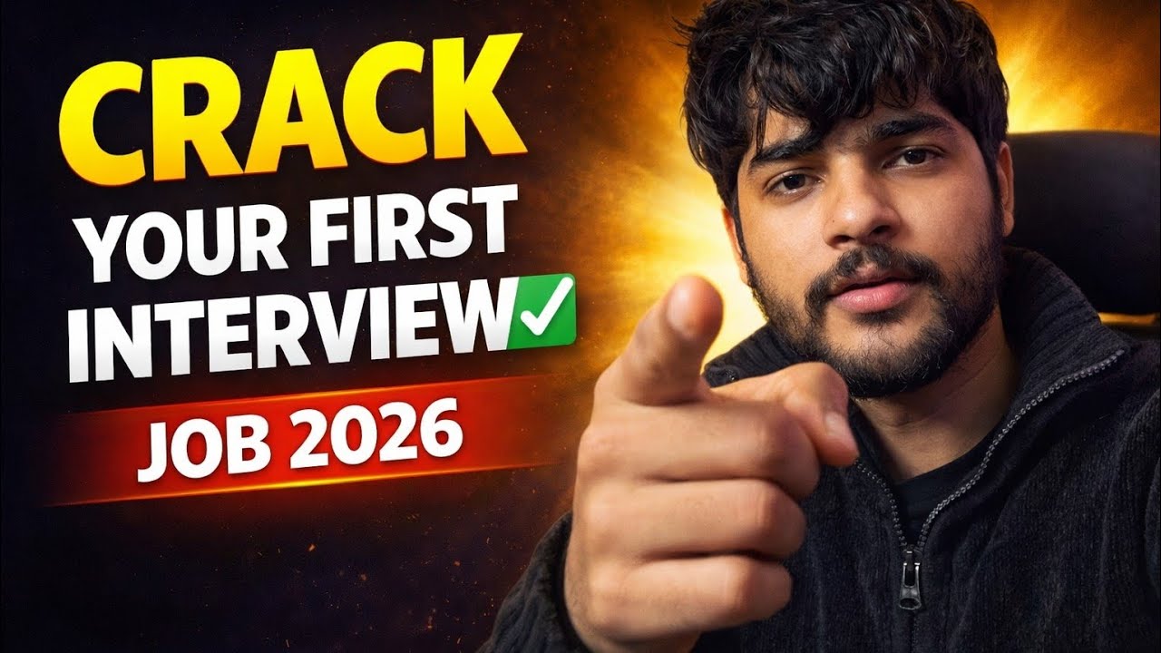 No Experience? Crack Your First Interview in 2026 💼 