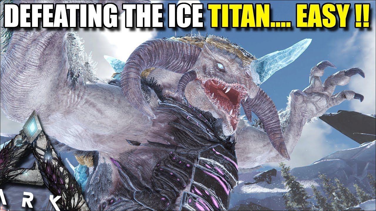 DEFEATING THE ICE TITAN...EASY !! | ARK:EXTINCTION [EP36]