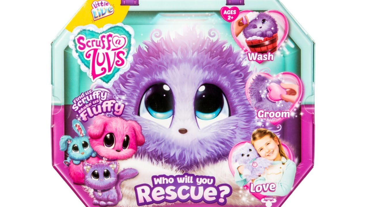 Little Live Pets Lilac Scruff a Luvs Unboxing Toy Review Limited Edition Bunny