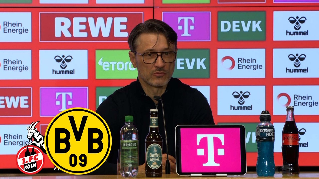 „Das ist nicht unser Anspruch“ | PK mit Kovac & Kwasniok | 1. FC Köln – BVB 1:2