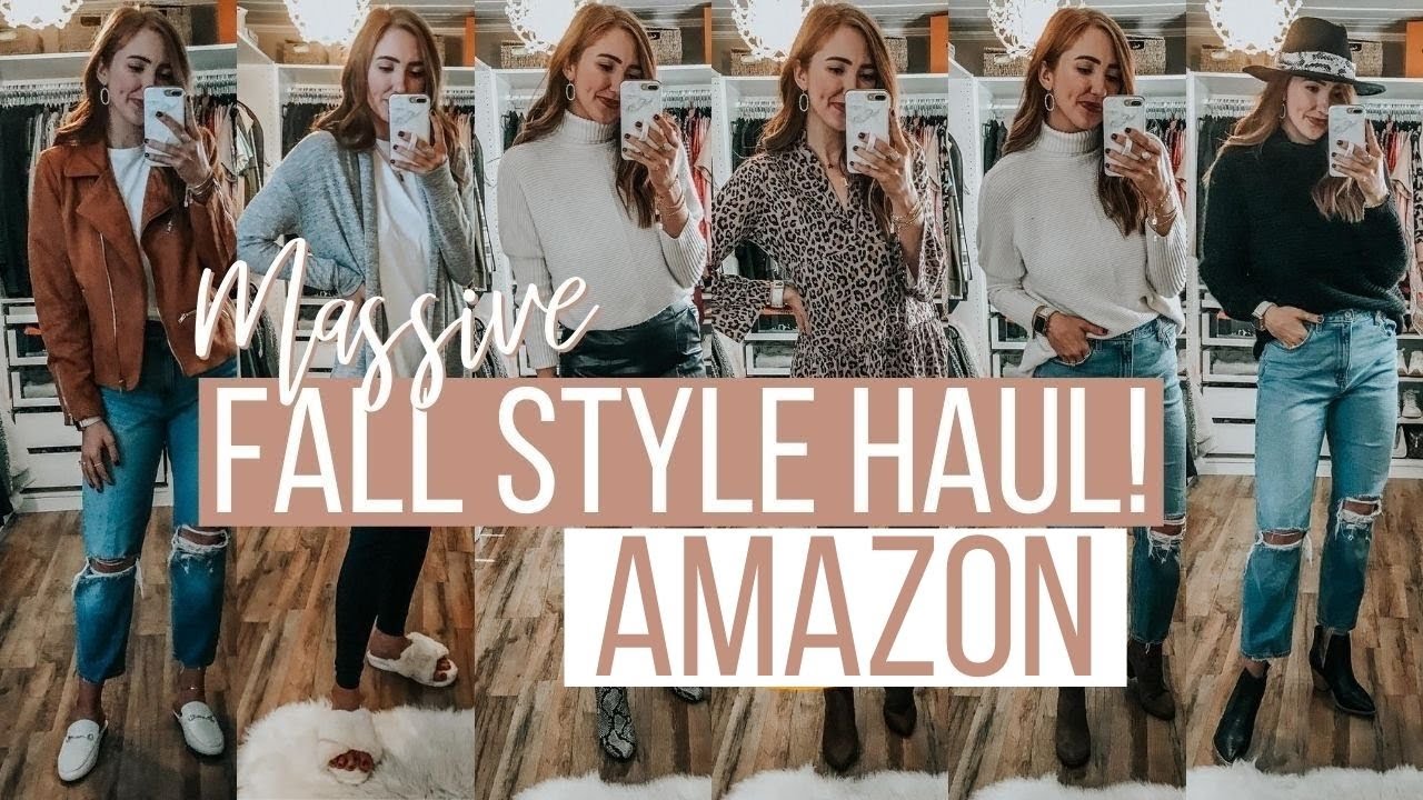 THE BIGGEST AMAZON FALL CLOTHING HAUL! 25+ PIECES! | Moriah Robinson