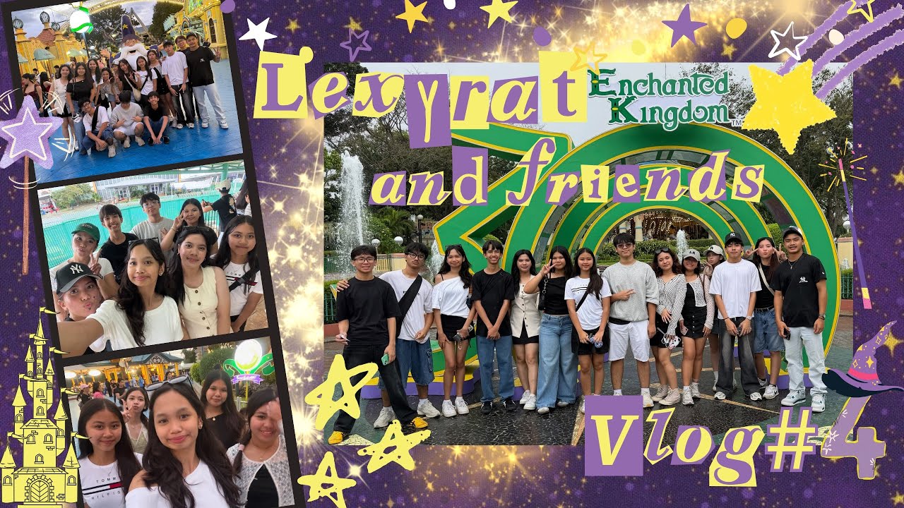 vlog #4 enchanted kingdom | lexyrat & friends