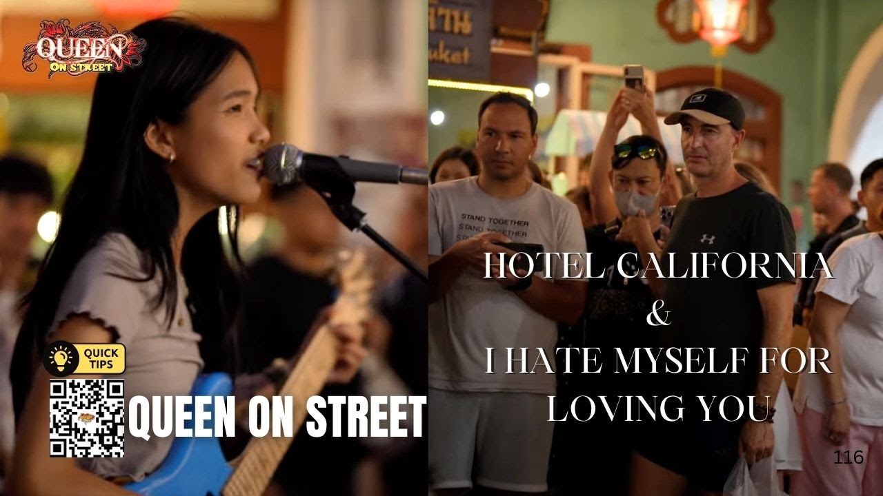 Hotel California & I Hate Myself For Loving You - QUEEN ON STREET