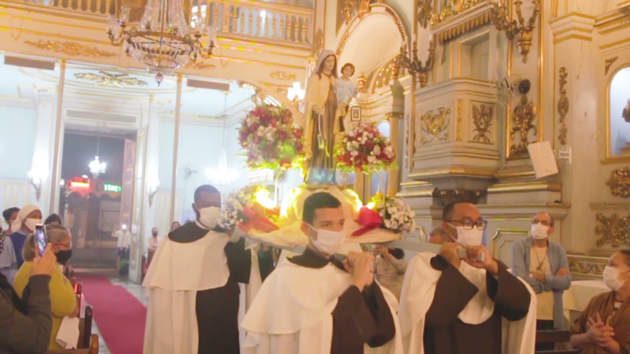 Entrada de Nossa Senhora do Carmo. Novenário de Nossa Senhora do Carmo - Julho de 2021