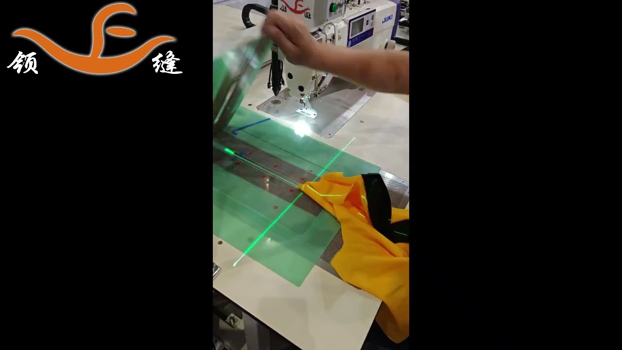 Intelligent Pattern Sewing Machine Laser Cutting Polo Placket Sewing Machine One-click operation