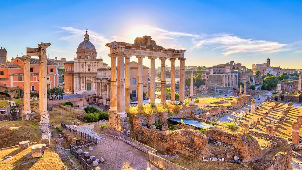 Rome Italy Evening Walking Tour |4K walking Tour